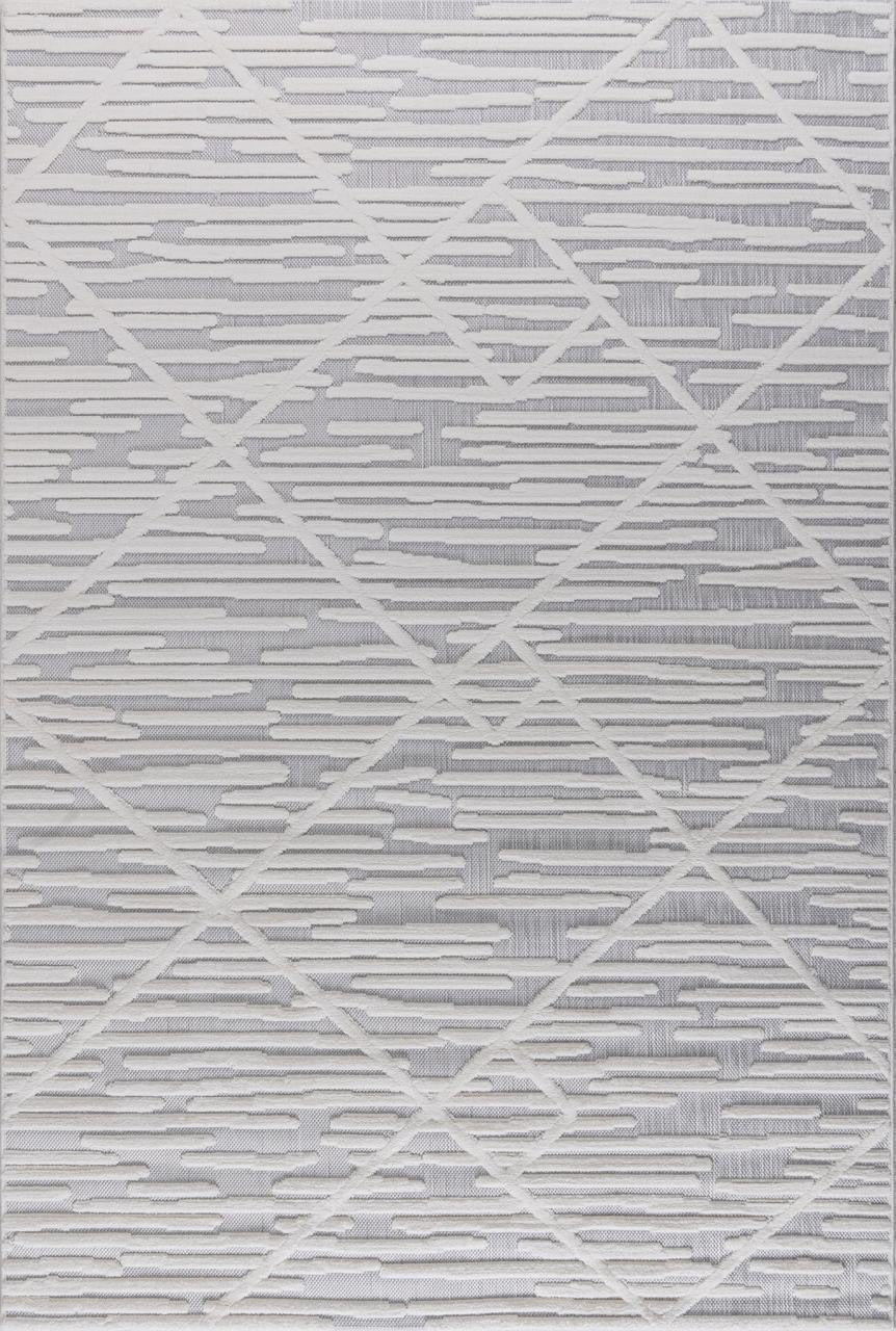 Alfombra Roma / 0024A / White - Grey