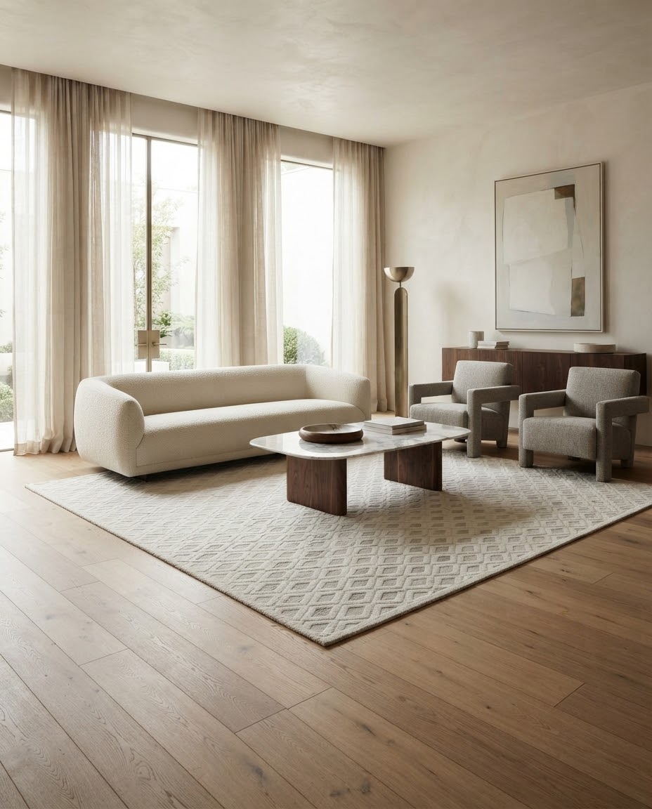 Alfombra Premium Importada de Turquía / Zeugma 0055A / Bone - Beige